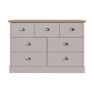 GFW Kendal 4+3 Drawer Chest From Front-Better Bed Company