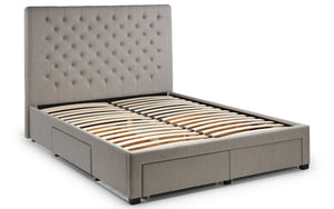 Julian Bowen Wilton Deep Buttoned 4 Drawer Bed