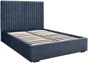 GFW Milazzo Ottoman Bed Dark Blue Slatts-Better Bed Company 