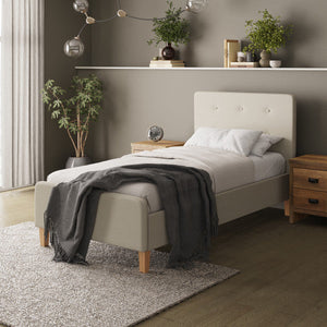 GFW Ashbourne Bed Natural Single Bed Frame-Better Bed Company