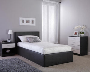 GFW Side Lift Ottoman Bed Black-Better Bed Company
