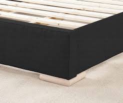 Bankers Black Fabric Bed-Fabric Beds-Better Store