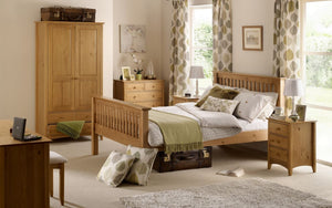 Julian Bowen Kendal 3 Drawer Bedside-Better Bed Company