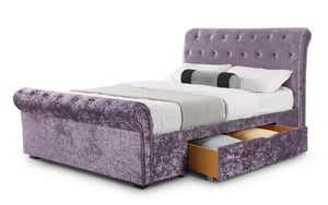 Julian Bowen Verona Lilac Crush Storage Bed Frame-Better Store