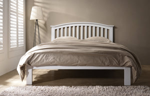 Flintshire Furniture Leeswood Bed Frame In White-Better Store 