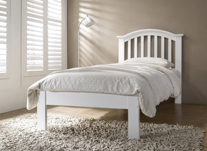 Flintshire Furniture Leeswood White Bed Frame In Single 3ft Size-Better Store 