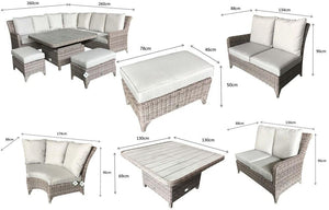 Signature Weave Sarah Lift And Rise Corner Dining-Signature Weave-Better Bed Company