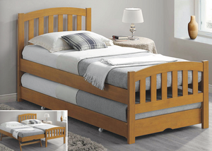 Bedmaster Blake Oak Guest Bed-Better Bed Company 