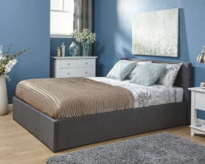 GFW End Lift Fabric Ottoman Bed