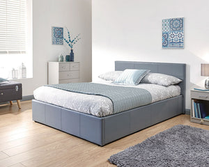GFW Side Lift Ottoman Bed Grey-Better Bed Company