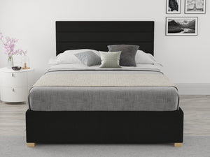 Better Night Time Weave Ebony Small Double Ottoman Bed-Better Store 